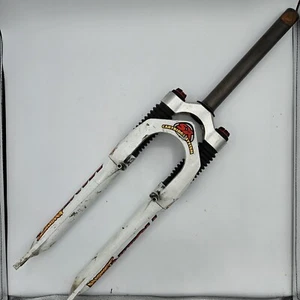 For Parts / Repair - Answer Manitou SX White & Red 26" Suspension Fork, 1-1/8" - Picture 1 of 14