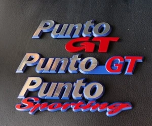 Rear Badge Punto GT , Sporting , Punto S and 16v - Picture 1 of 16