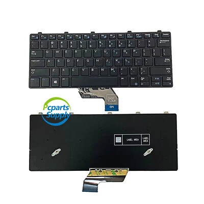 New For Dell Latitude 3180 3189 3190 Non-Backlit Laptop US Keyboard 343NN 0343NN - Image 1 of 4