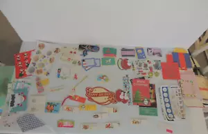 Lotto 75 etichette con nome regalo di Natale vintage dal 1950 al 2000 adesivi - Foto 1 di 17