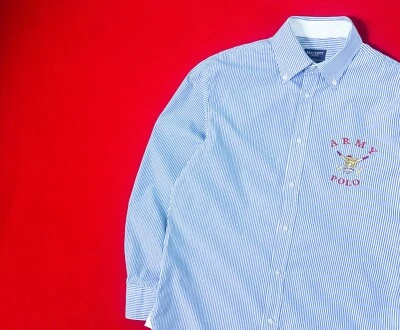 HACKETT Men Blue 100% Cotton Long Sleeve Button Shirt Size M / 48 Emblem Logo - Image 1 of 4