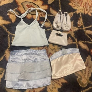 Battat Doll Clothes & Shoes Fit 18” American Doll Blue - Picture 1 of 8