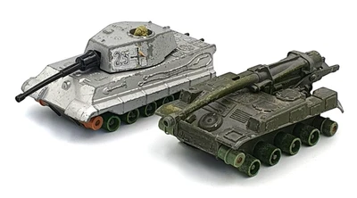 Matchbox 1974 Battle Kings K-104 King Tiger Tank / K-107 155mm SP Howitzer Lot - Image 1 of 4