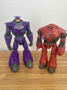 Lotto 2 action figure giocattoli Disney Pixar Buzz Lightyear Emperor Zurg Red Zyclops - Foto 1 di 13