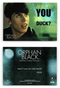 Odd Duck #Q1 Orphan Black Season 1 Cryptozoic 2016 Quotes Trading Card - Picture 1 of 1