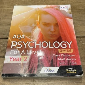 AQA Psychology for A Level Year 2 Student Book: 2nd Edition by Liddle, Rob Book - Imagen 1 de 11