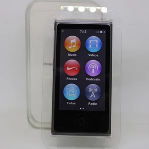 Apple iPod nano 7. Generation Grau (16GB) Bluetooth / Top / MP3 / vom Händler - Bild 1 von 7