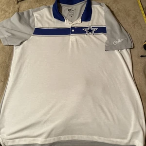 Dallas Cowboys Nike Polo Para Hombres XL Azul Dri-Fit NFL Entrenamiento Ligero - Imagen 1 de 10
