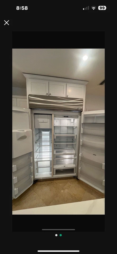 General Electric Monogram Fridge - Image 1 of 2