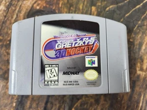 Nintendo 64 N64 Wayne Gretzky's 3D Hockey Game Authentic Tested Cart Only - Picture 1 of 6