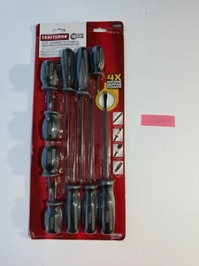 Sears Craftsman Extreme Grip 10pc Diamond Tip Screwdriver Set 50838 NOS 🔥NICE - Picture 1 of 2