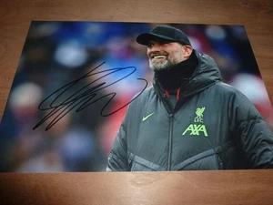 JURGEN KLOPP signed 12x8 PHOTO LIVERPOOL + COA - Picture 1 of 2