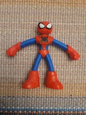 Figura de acción Play-Doh Hasbro Marvel Spiderman Bendy - 4" Foto 1 de 4