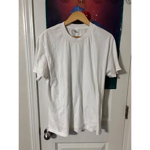 70s Jockey White T-Shirt Mens XL/TG Extra Large Basic Tee Short Sleeve - Picture 1 of 6
