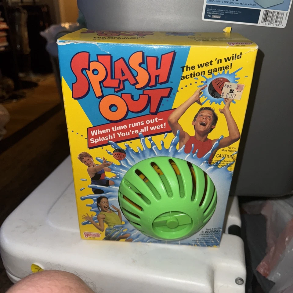 Splash Out Water Balloon Game 1994 Galoob Complete With Box NO BALLOONS SEE PICS - Изображение 1 из 3