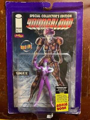 Figura de acción y cómic Youngblood Vogue edición especial 1995 Bend-Ems Foto 1 de 2