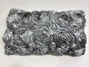 Gouchee Home Rose Silver Shimmer 12 x 20 Rectangle Accent Pillow - Picture 1 of 8