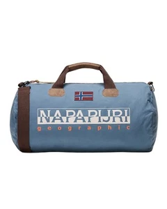 Borsone Napapijri Np0a4ggm Unisex Cotone Grigio - Foto 1 di 5