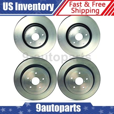 Juego de 4 rotores de freno de disco delanteros traseros Brembo para Subaru Impreza 2005 2006 2007 Foto 1 de 4