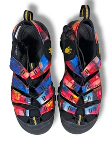 Keen Newport H2 Damen 9 Sport Sandale Original Rainbow Batik Jerry Garcia - Bild 1 von 5