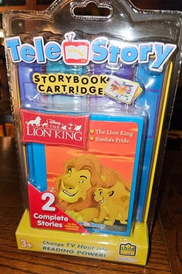 Sistema TeleStory Disney O Rei Leão e Simba's Pride cartucho de livro de histórias novo - Imagem 1 de 2