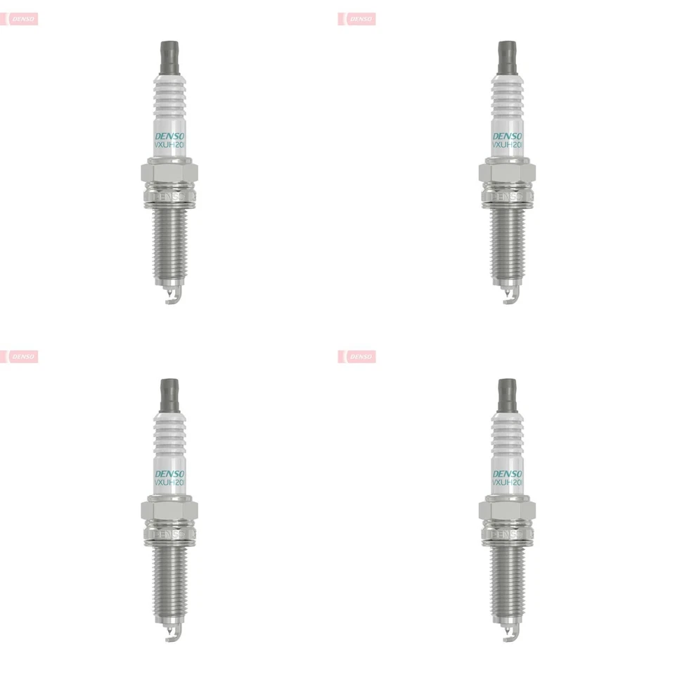 4x DENSO IRIDIUM TOUGH ZÜNDKERZEN VXUH20I passend für 4-ZYLINDER HYUNDAI ACCENT - Bild 1 von 4