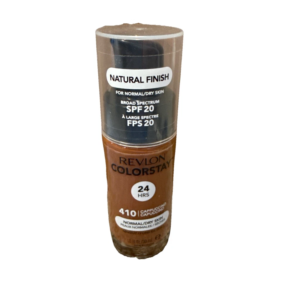 REVLON COLORSTAY 24Hrs NORMAL DRY Foundation Natural Finish 410 Cappuccino 1oz  - Image 1 of 1