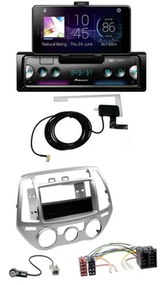 Pioneer DAB Bluetooth MP3 USB Autoradio für Hyundai i20 (12-14) man. Klima - Bild 1 von 4