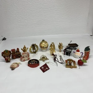 Vintage 70er Jahre Weihnachtsschmuck Danbury neuwertig, Punze, Markenlos 20 Stück Lot - Bild 1 von 18