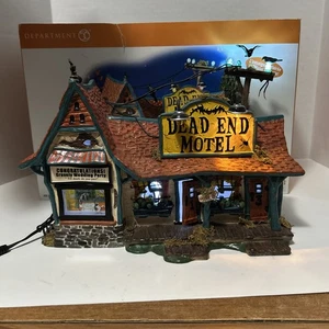 DEPARTMENT 56 SNOW VILLAGE HALLOWEEN DEAD END MOTEL 56.55377 RETIRED WORKS - Bild 1 von 11