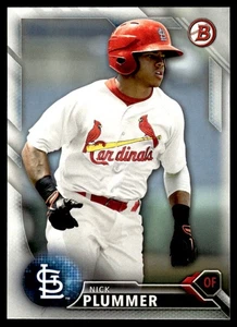 2016 Bowman Prospects Nick Plummer St. Louis Cardinals #BP77 - Picture 1 of 2