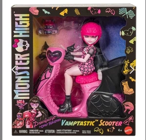 Mattel Monster High Draculaura Vamptastic Scooter doll IN STOCK READY TO SHIP - Picture 1 of 4