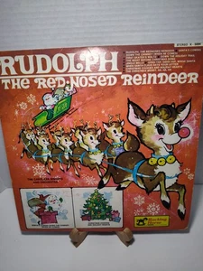 Rudolph the Red-Nosed Reindeer LP Rocking Horse X-5094 TESTED/GOOD Vintage Xmas - Picture 1 of 4