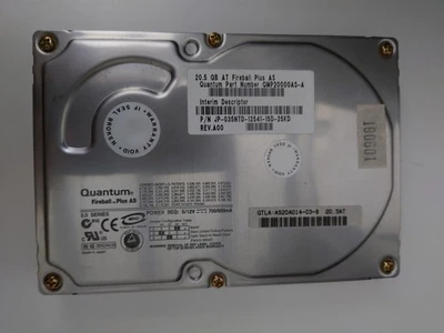 Quantum Fireball Plus AS 20.5 GB AT hard disk IDE testato vintage retrocomputing - Immagine 1 di 4