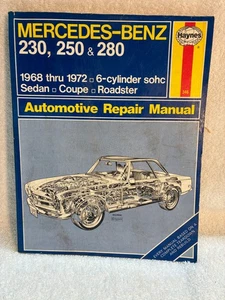 Mercedes Benz 230 250 280 Haynes Reparaturanleitung 346 1968-1972 Buch Oldtimer - Bild 1 von 3