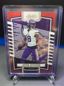 2023 Panini Absolute - #49 Justin Jefferson /100 - Spectrum Red - Vikings - Bild 1 von 2