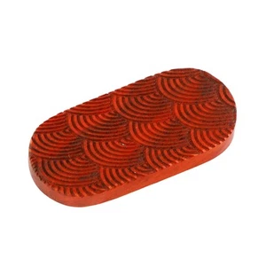 Red Sandalwood Fidget Slider Toy Stress Relief Finger Spinner for Office - Picture 1 of 12