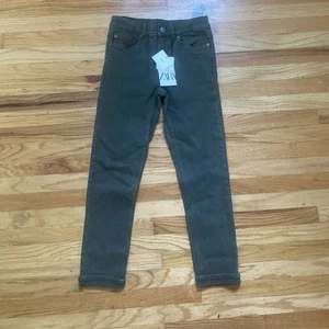 Kids Zara Skinny fit Olive jeans 11-12 Years - Picture 1 of 4