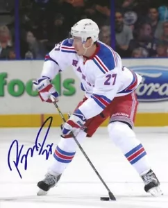 Autogramm Ryan McDonagh New York Rangers 8x10 Foto mit COA - Bild 1 von 1