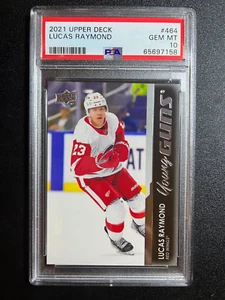 Upper Deck Lucas Raymond Young Guns 2021 novato PSA 10 - Imagen 1 de 2