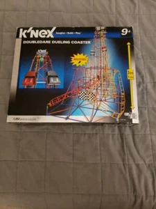 Knex Double Dare Dueling Roller Coaster Building Set Vintage Rare - Picture 1 of 5