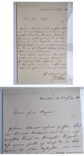 Leopoldo II d'Asburgo - Lorena Lettera autografa
