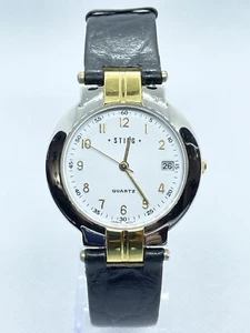 Sting Quartz Watch With Date Working Accurate Gold Plated *PRICE REDUCED* - Picture 1 of 7