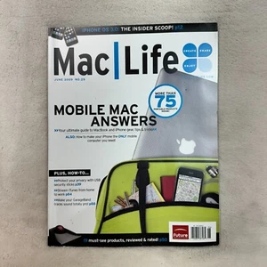 Mac Life Magazine June 2009 #29 Mobile Mac Answers 75 Portable Products Inside - Picture 1 of 3