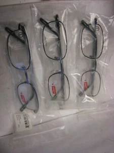 3 yes 3 WRANGLER EYEGLASS FRAMES Style WYATT GUNMETAL 50-19-140 NO CASES - Picture 1 of 9