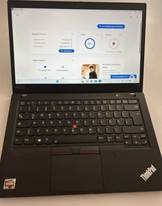 Lenovo Thinkpad T14 14" FHD Ryzen 7 16GB RAM 512GB SSD BL DE A WARE Win 11 - Bild 1 von 11