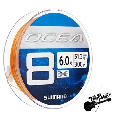 Shimano OCEA 8 PE Line 300m LD-A71S Multicolor 2019 Modelo Agua Salada Trenzado Foto 1 de 2