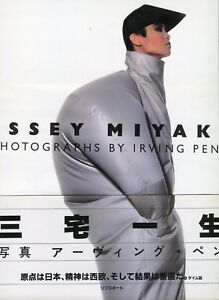 Issey Miyake PHOTOGRAPHS BY Irving Penn 1988 Japan Photo Book