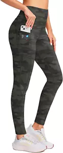 Women'S Fleece Lined Winter Leggings with Pockets Water Resistant High Waisted T - Picture 1 of 12