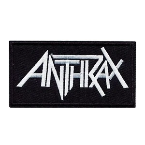 Anthrax Logo gestickt Bügelbild Patch Heavy Metal Rock Band Applikation - Bild 1 von 2